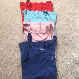 Bundle of mossimo ribbed tank tops